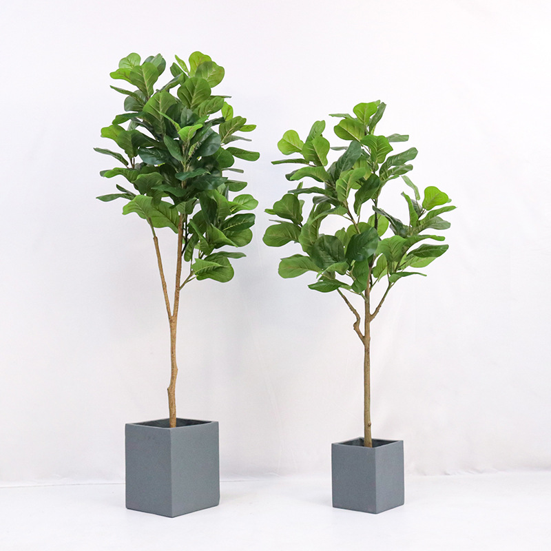 Artificial Plastic Potted Plan - đánh giá và giá Ficus Lyrata Tree