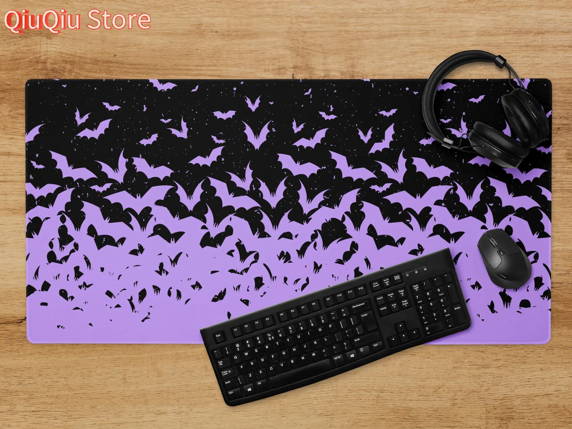 Bats Halloween Desk Mat Purple - đánh giá và giá Tradescantia Purple